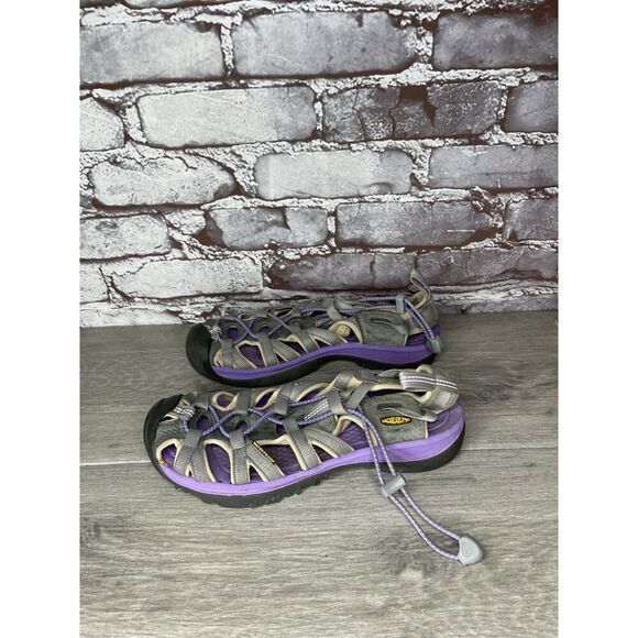 Keen Purple Gray Waterproof Fisherman Hiking Trail Sandals Women Sz 8M US/38.5EU - Picture 13 of 16